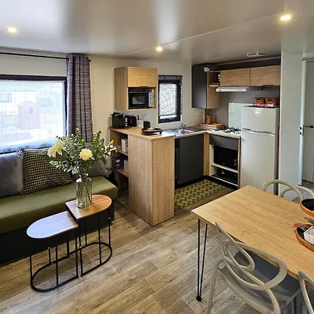 Mobile-home Au Coeur Des Landes Сasa de vacaciones Herm